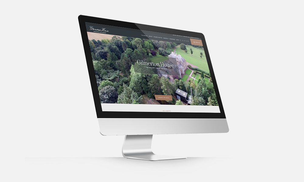 New Gilmerton House website visual